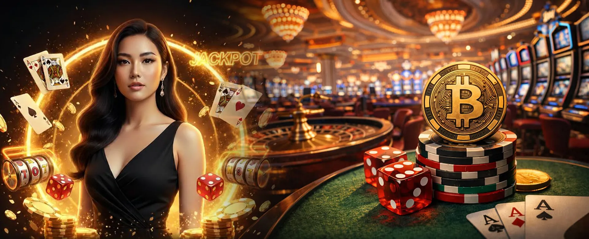 777plus Casino main banner showing thrilling online gambling games and bonuses
